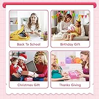 Vista 7 de Unicorn Toys Tableta de Escritura LCD para Niñas, Juguetes Coloridos para Niños Pequeños Tablero de Dibujo, Juguetes Educativos para Niños