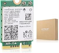 Vista 8 de Tarjeta inalámbrica Intel AX211NGW Wi-Fi 6 M.2: CNVio2, Bluetooth 5.3, adaptador de red Tri Band 2.4/5/6 GHz para portátil, compatible con Windows