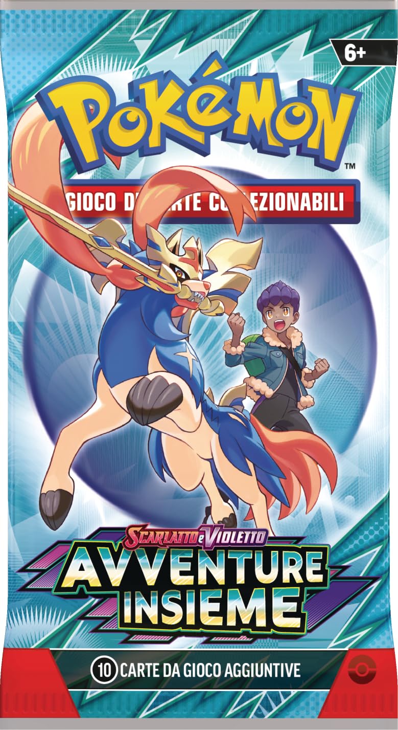 GCC Pokémon: set Allenatore Fuoriclasse dell’espansione Scarlatto e Violetto - Avventure Insieme (una carta promozionale a figura intera, nove buste di espansione e accessori premium)