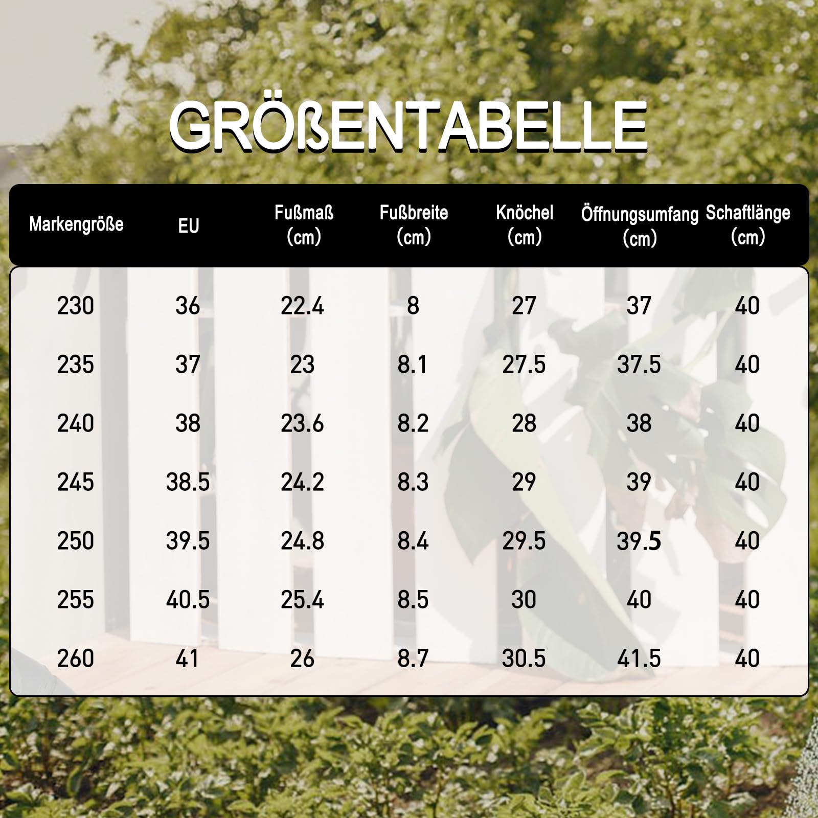 Gummistiefel Damen Lange Stiefel, Original Wasserdicht Hohe Rutschfeste, Sicherheitsstiefel Gummischuhe Bequeme Gartenschuhe Für den Innen- und Außenbereich