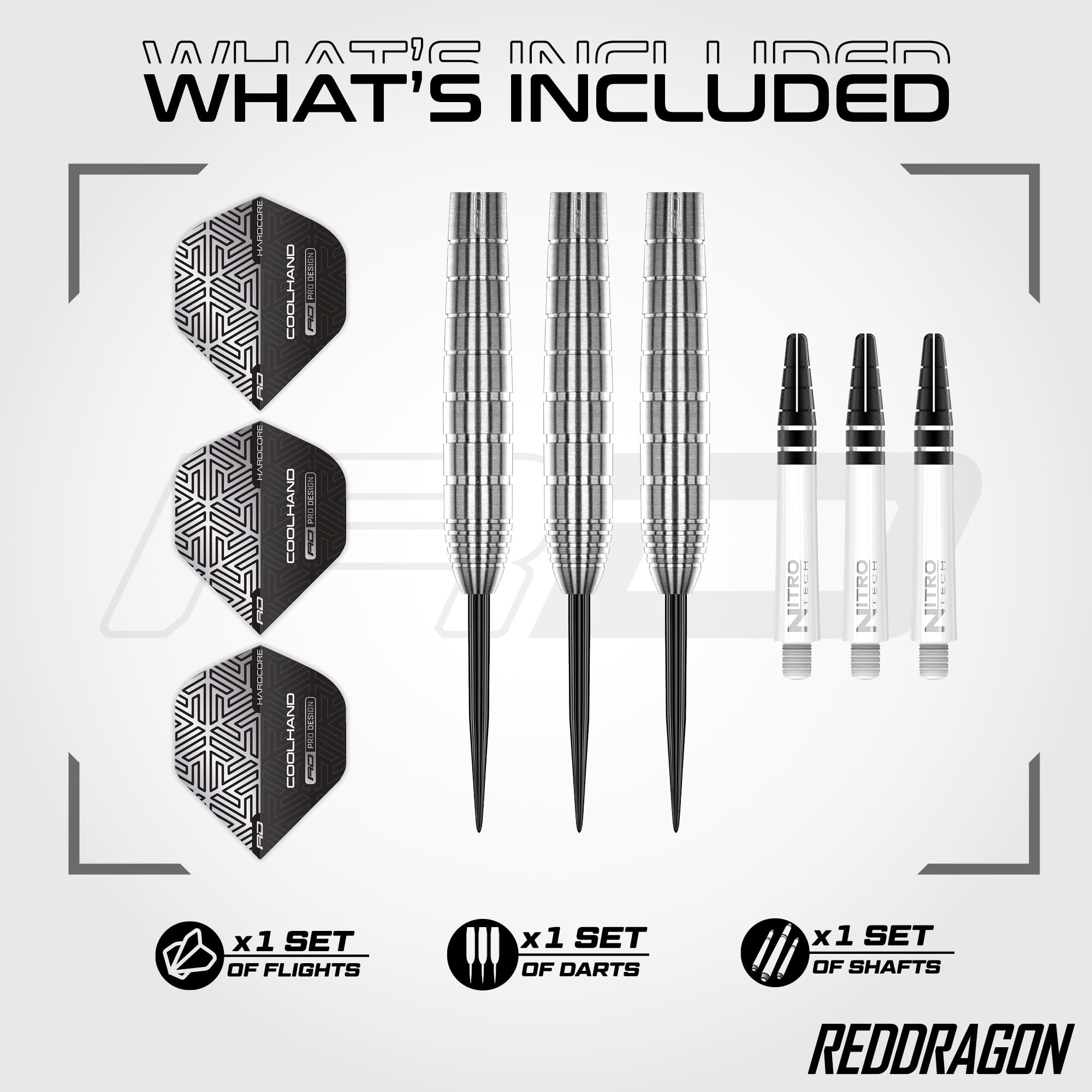Amazon.com : RED DRAGON Luke Humphries TX1 Tip Darts Set - 90
