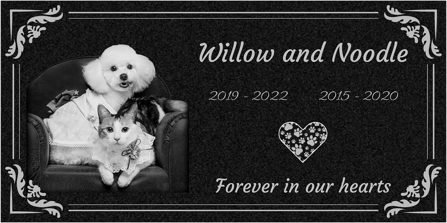 Personalized pet memorials Stones,Headstone for Pets Grave