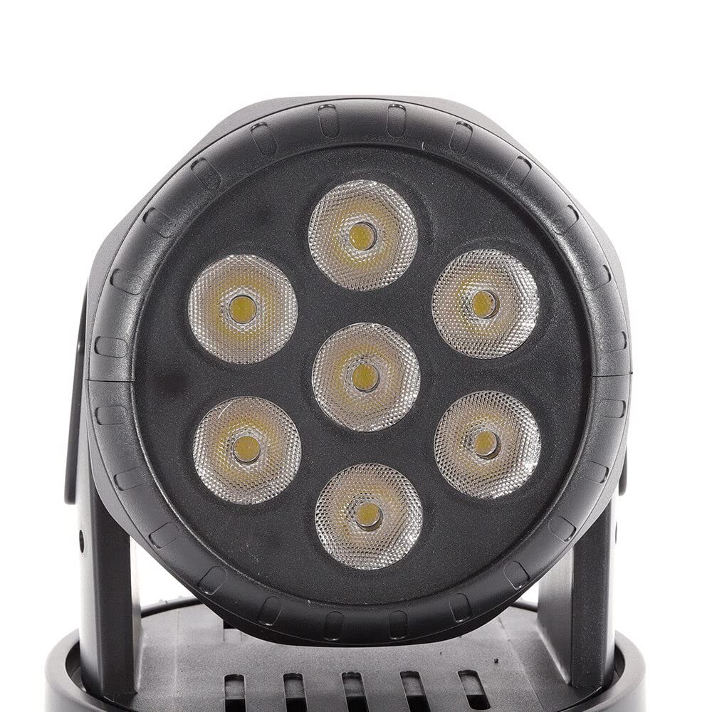 Moving Head LED Mini Party Licht, Wall Washer Effekt, Bühnenlicht, RGBW DJ Licht mit Remote Control/DMX für Party Beleuchtung, Club Bar, 7 * 10W.