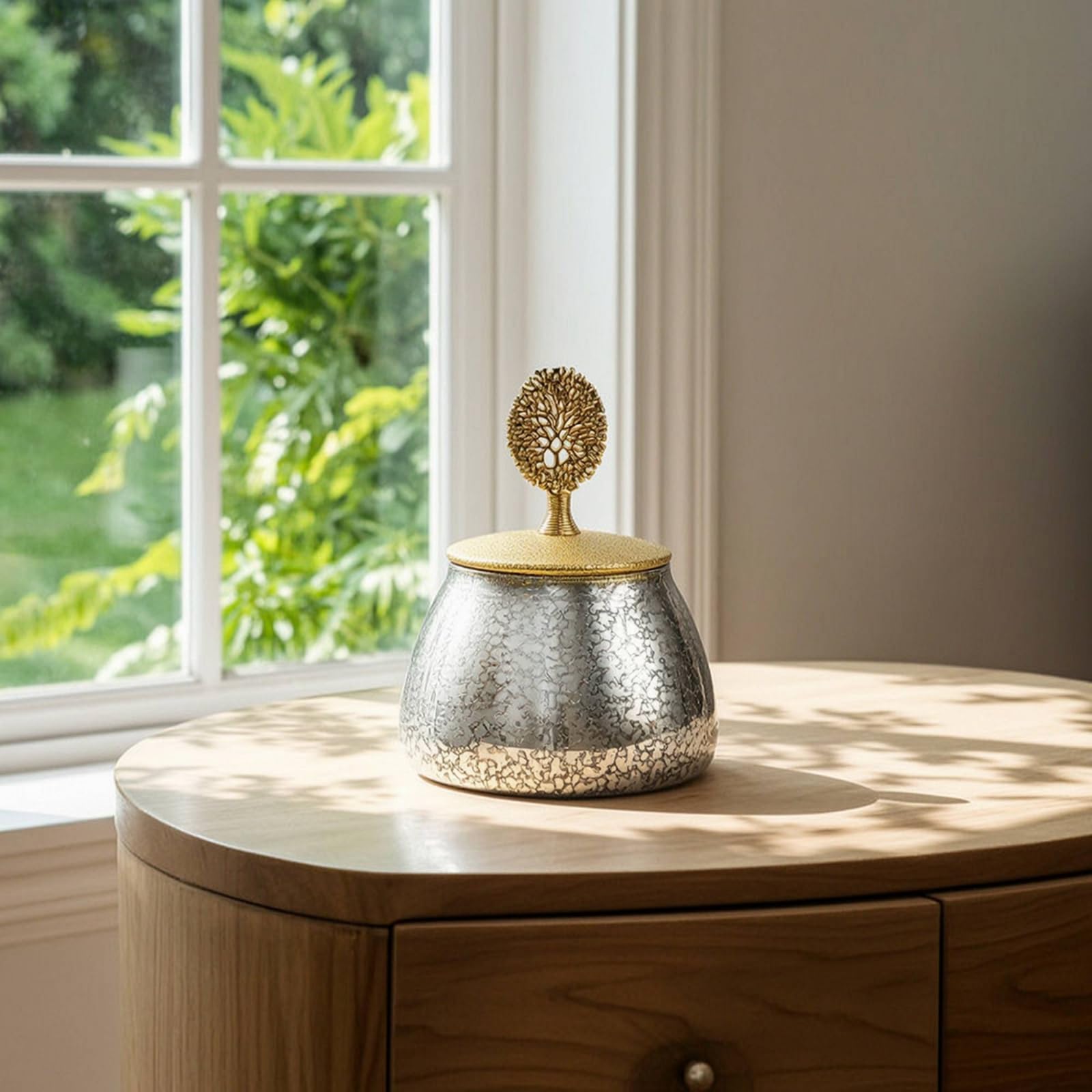 rockible Barattolo con Coperchio Vintage Contenitore con Coperchio Salvaspazio Recipiente per Soggiorno, RD9029L