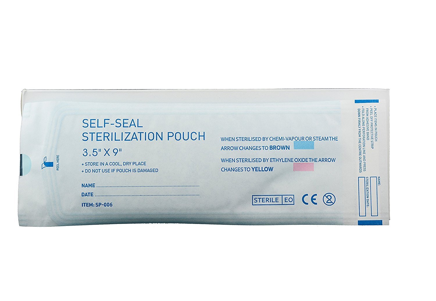 Sterilization Pouches 3.5”x9” SelfSealing Autoclave Bags with