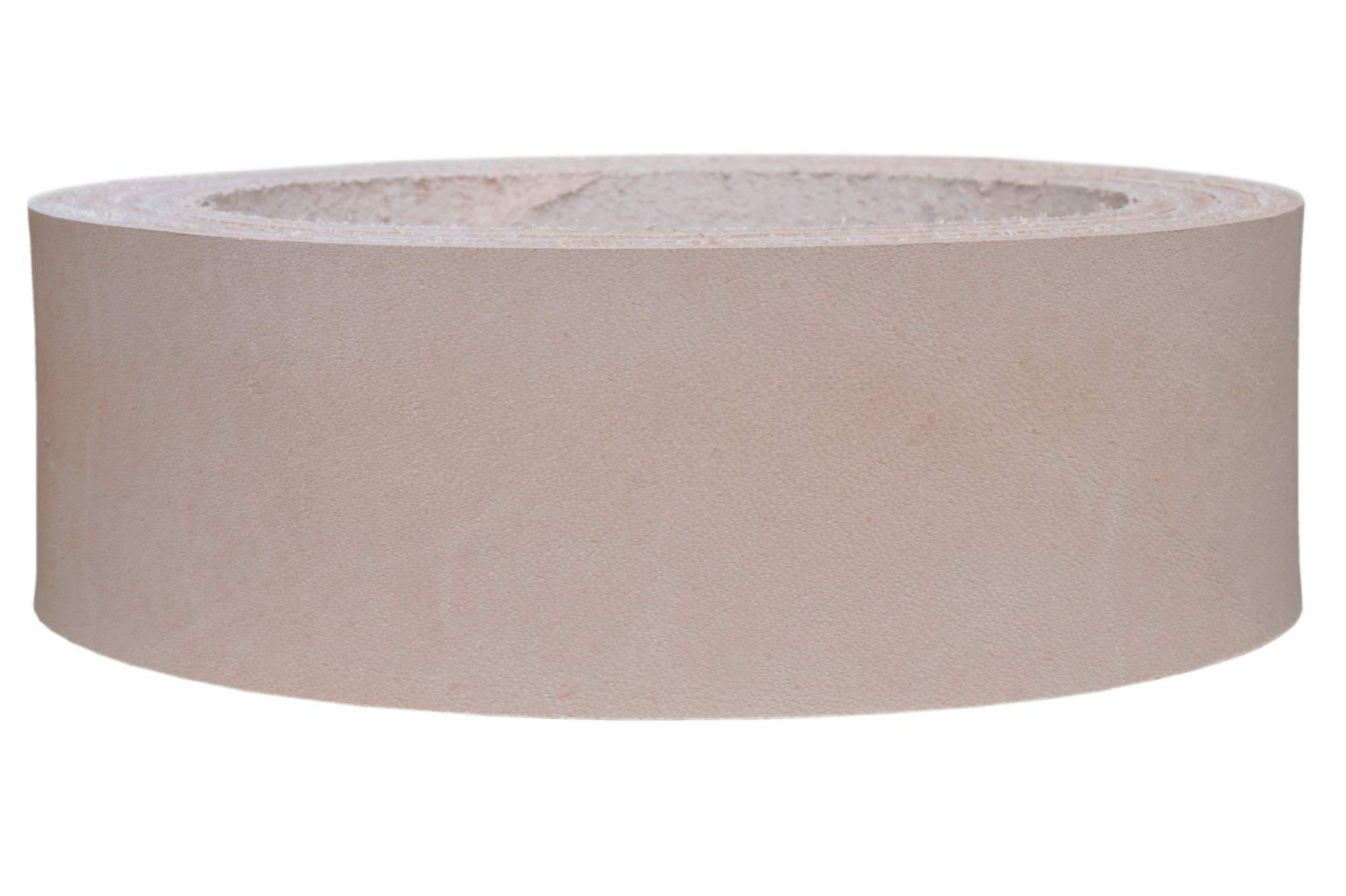 Lederriemen Blankleder natur, Punzierbar, Vollleder zum Färben und Punzieren, Farbe:natur 3.5-4.0mm dick, Größe:120cm lang x 5cm breit