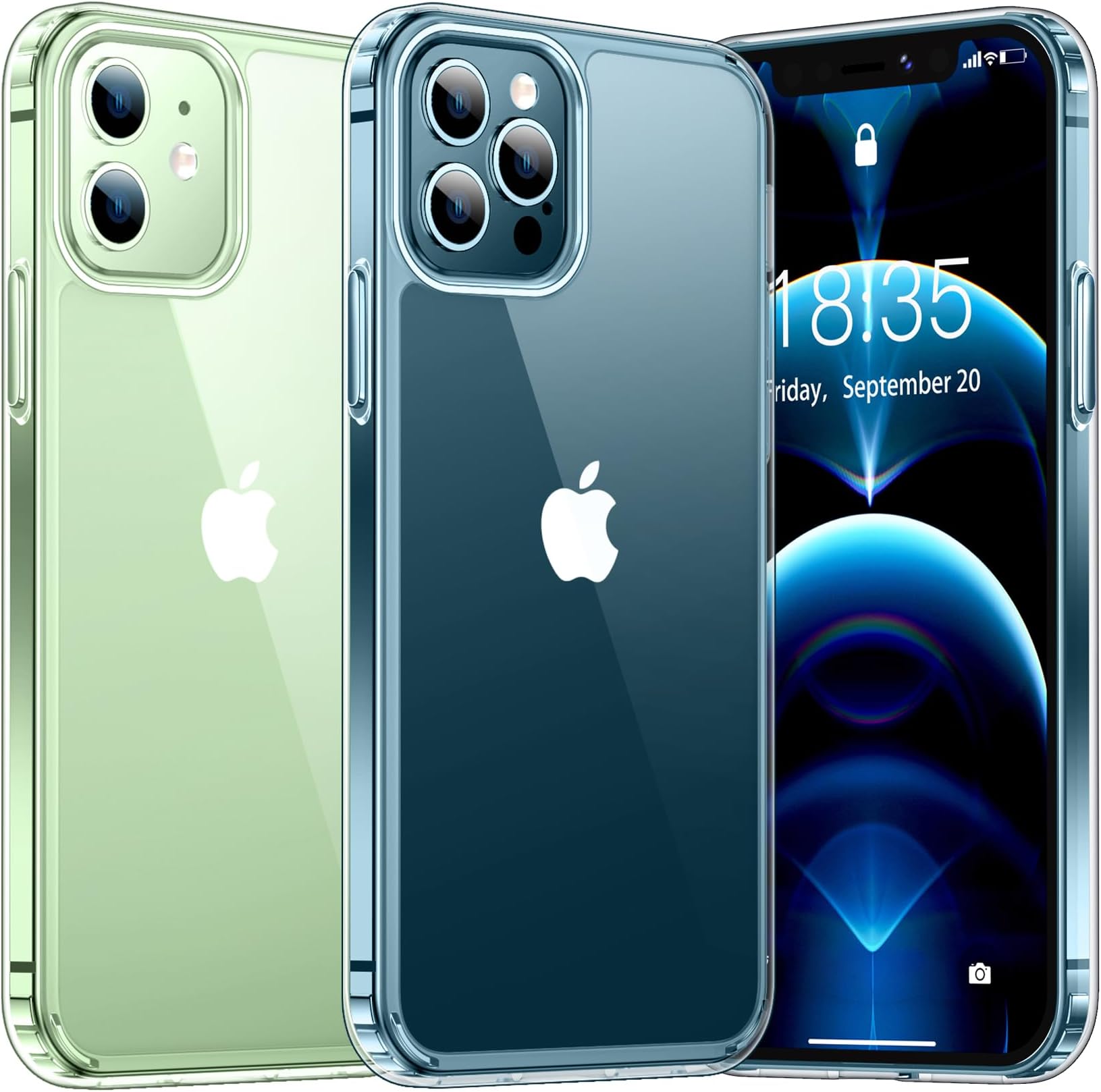 Crystal Clear Case for iPhone 12 Case 12 Pro Case 6.1 inch