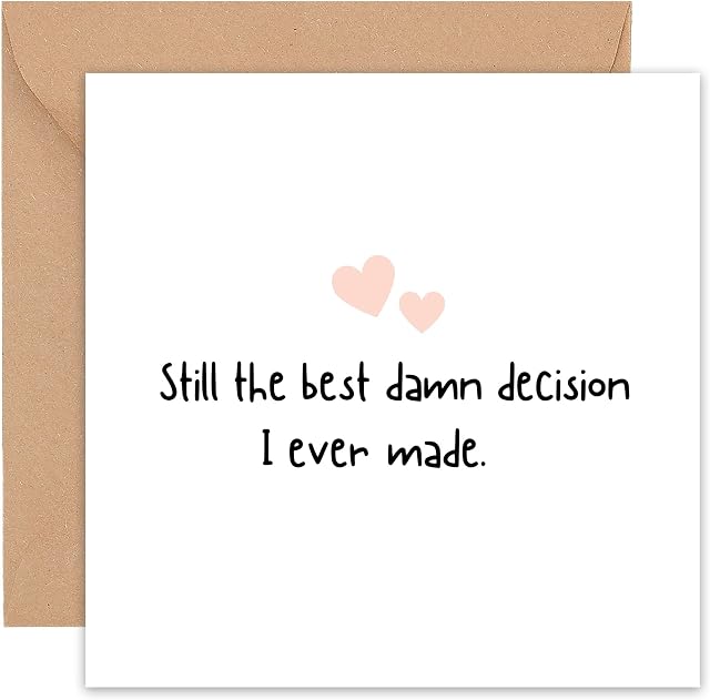 Felbridge Studio - Valentines Card - Valentines Card Husband - Valentines Card Him - Wife Her Boyfriend Fiancé Funny Girlfriend Fiancee - Gay Lesbian - Valentine's Cards Rude Cute Naughty Large -14cm