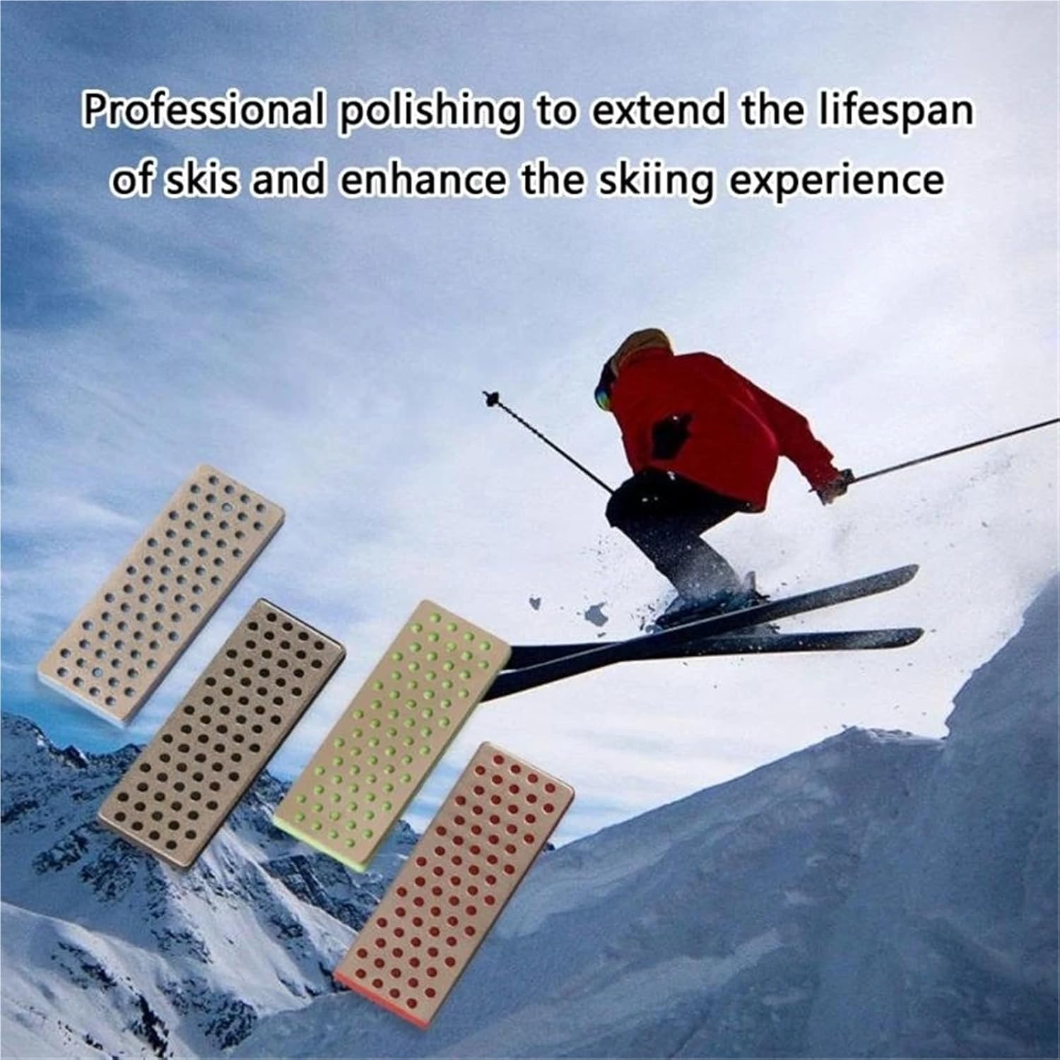 Snowboard Edge Sharpener Ski & Snowboard Edge Sharpener File Set, Tuning Repair Tool A5KC