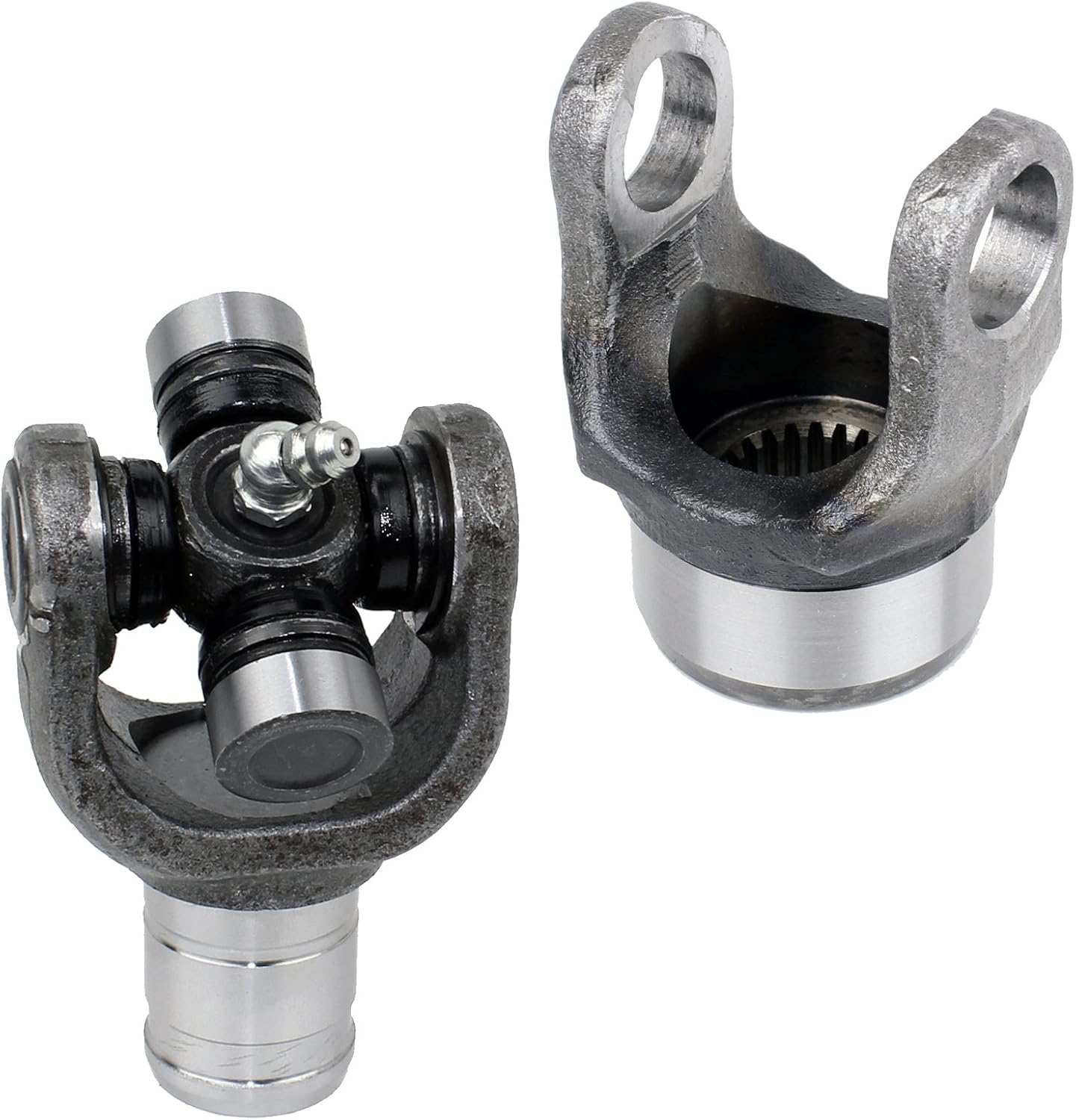 Caltric Front Drive Shaft Pairing Yokes Compatible with Yamaha Big Bear 400 Yfm400Fb Irs 2007-2012