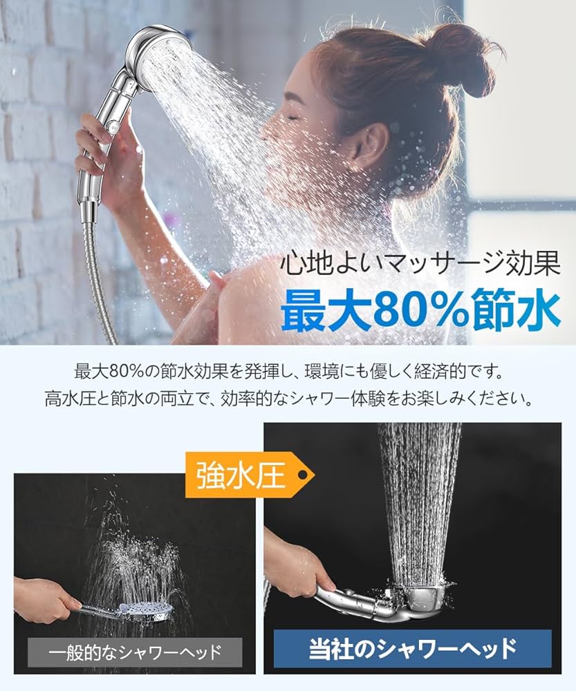 【❤スパのようなマイクロバブルシャワー体験を毎日ご自宅で♪❤】シャワーヘッド Amazon.co.jp: 【2024極上新設計】シャワーヘッド マイクロ