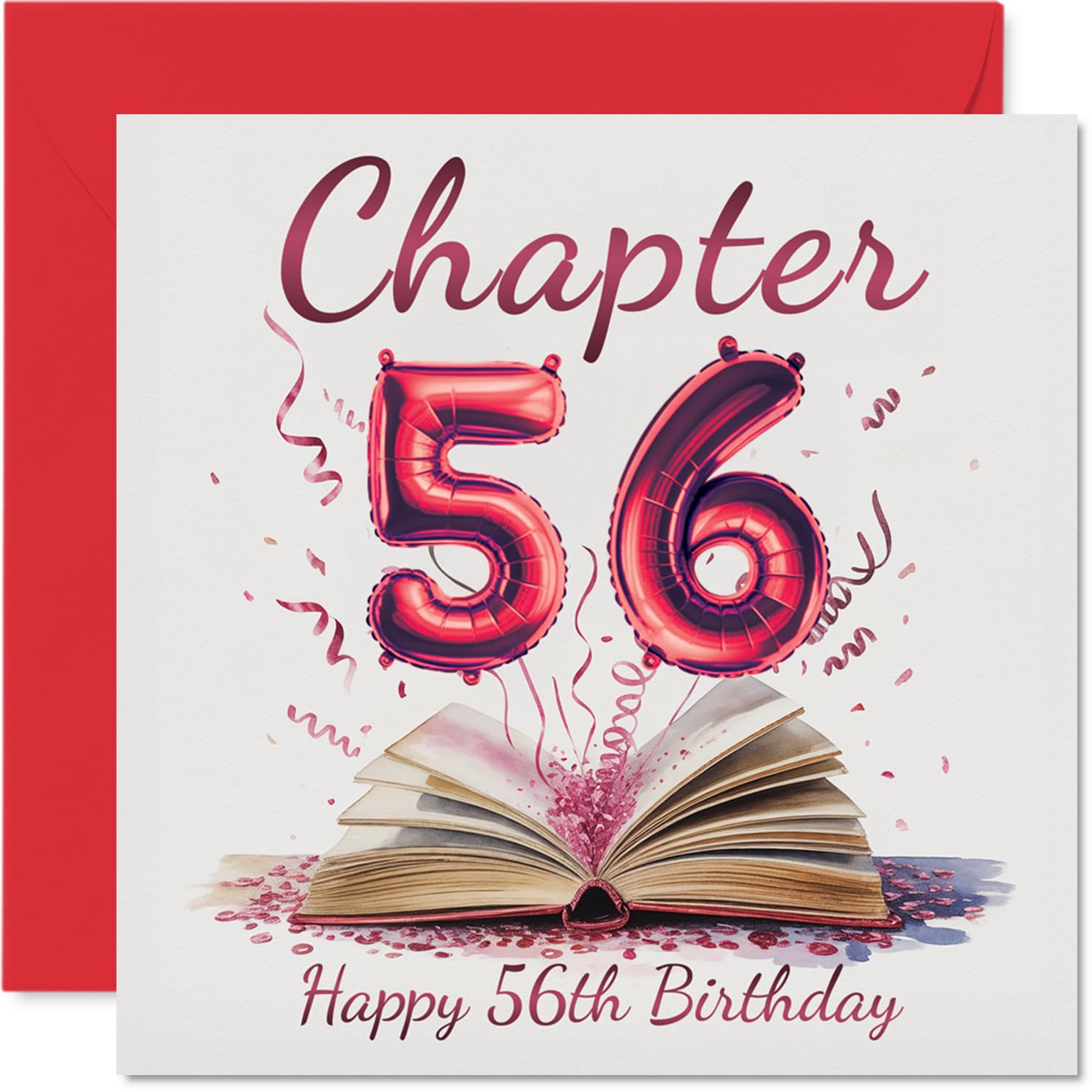 56th Birthday Cards for Women and Men, Start of Another Chapter