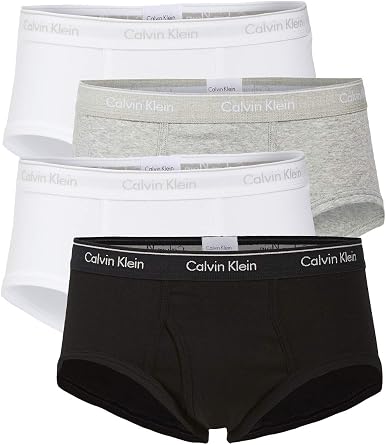 Calvin Klein Cotton Classics 4-Pack Brief Grey/White/Black XL 40"-42"