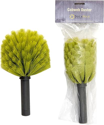 Miniatura 6 de DocaPole - Ventilador de techo de microfibra flexible y estable con paño de microfibra extraíble para quitar el polvo, uso a mano o fijarlo a un