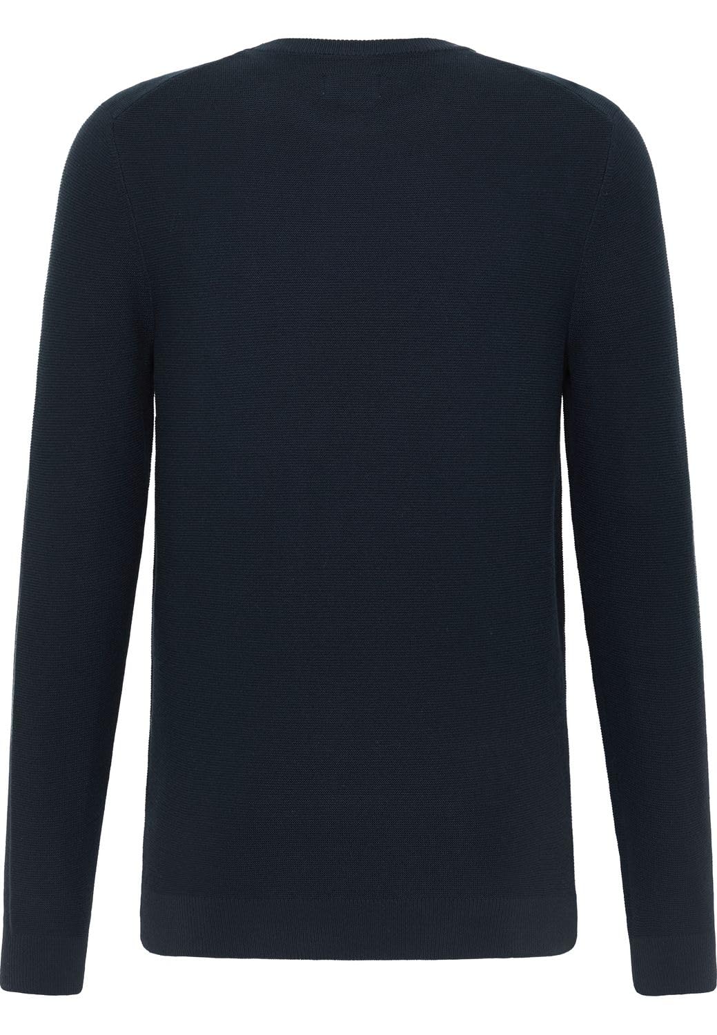 MUSTANG Herren Rundhals Pullover Elliot - Regular Fit S - 6XL Blau Schwarz