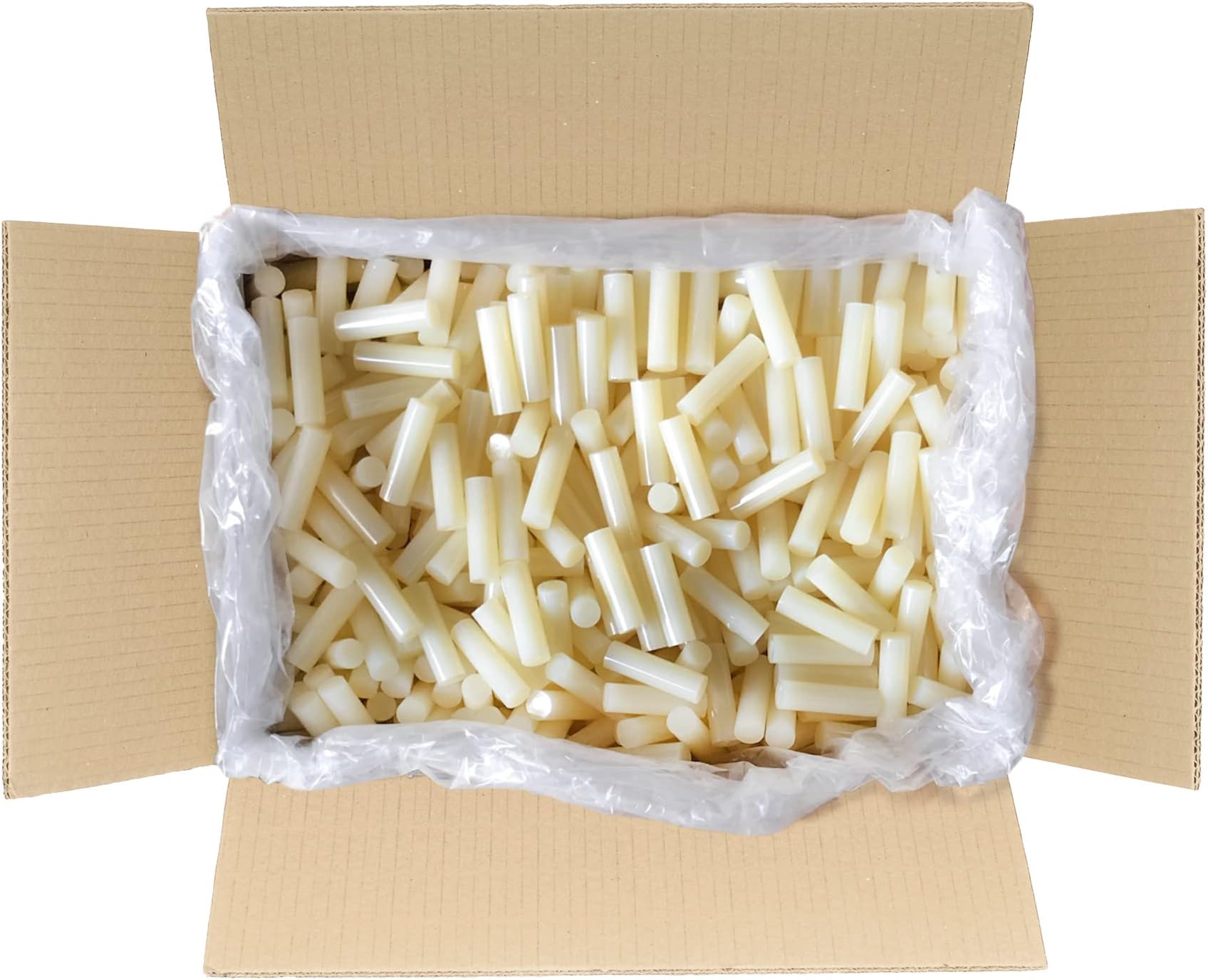 ASA Large Hot Glue Sticks for Glue Gun - 5/8" X 2" | High-Strength Hot Gun Sticks Adhesive for Corrugated Materials | Industrial Grade for Packaging & Woodworking | Pack of 1417