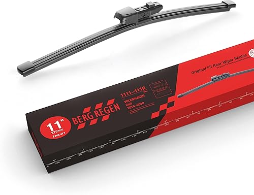 Limpiaparabrisas trasero de 11 pulgadas (A282H) de repuesto de equipo original para Volkswagen Golf 2010-2019 GTI 2021-2010 Atlas 2021-2018 + más