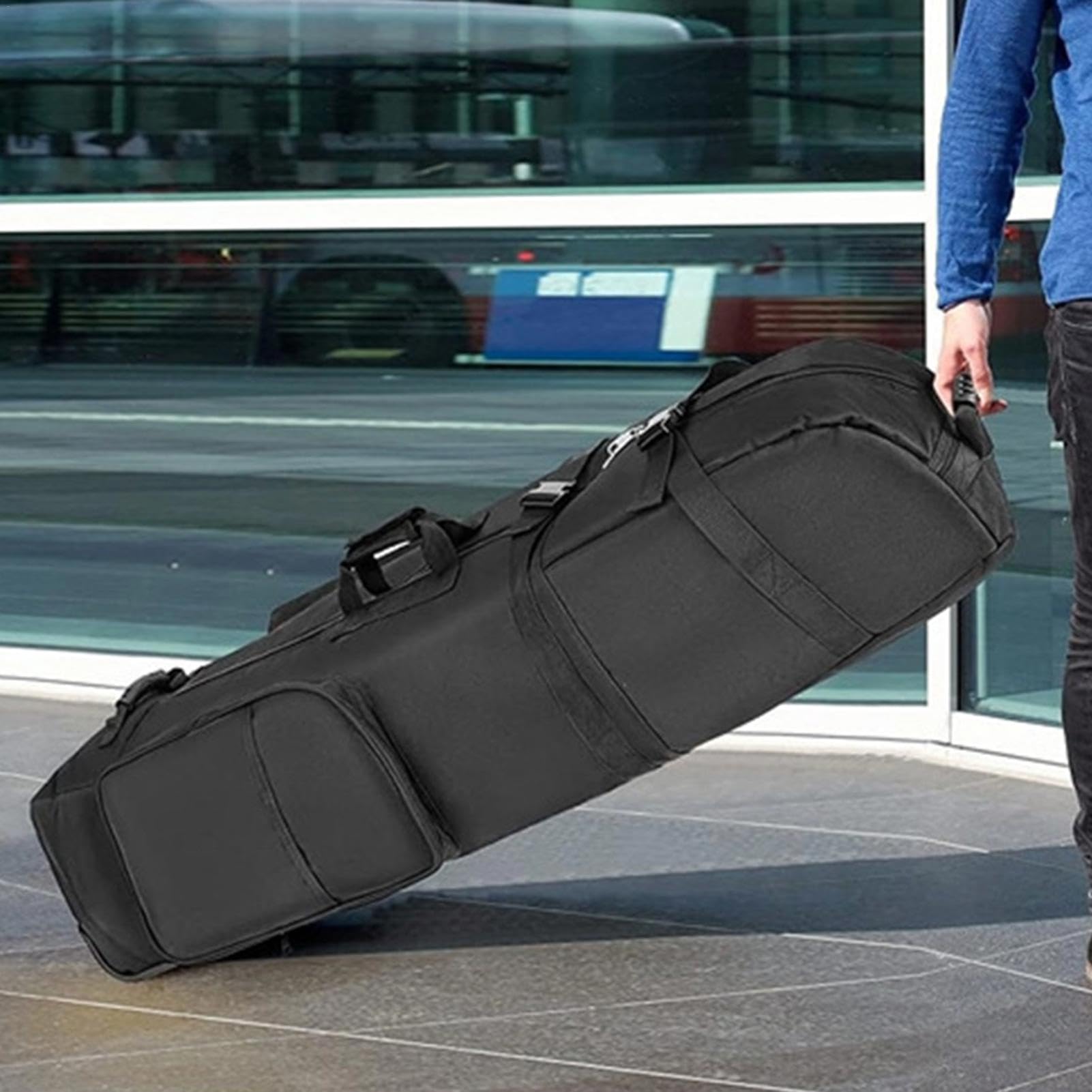 Borsa Da Viaggio Da Golf Per Compagnia Aerea - Custodia Pieghevole Resistente Con Ruote | Leggera Borsa Da Golf Volante Per Donna E Uomo