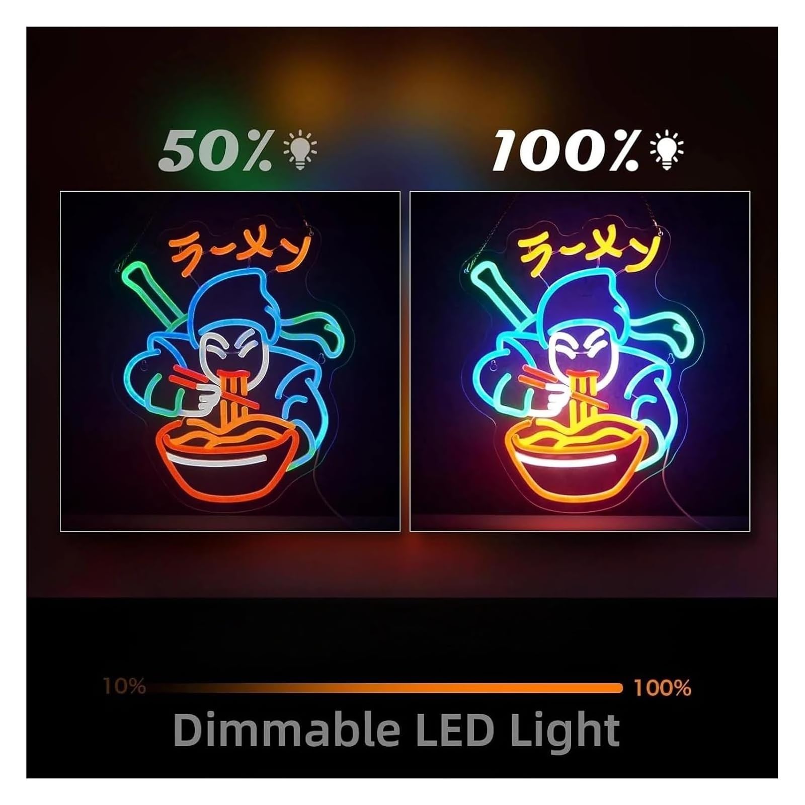 Lámpara LED Neón Letrero luminoso de neón LED regulable para restaurantes, bares, cocinas y comida cerveza. 38,86 cm x 32