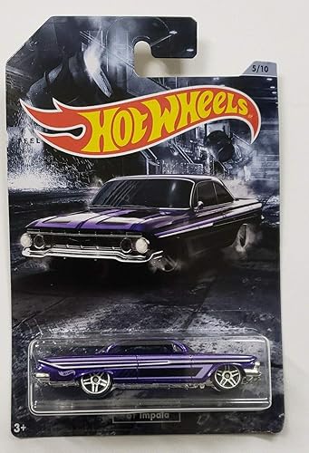 Hot Wheels 2020 American Steel Muscle Car Series '61 Impala 5/10 Púrpura