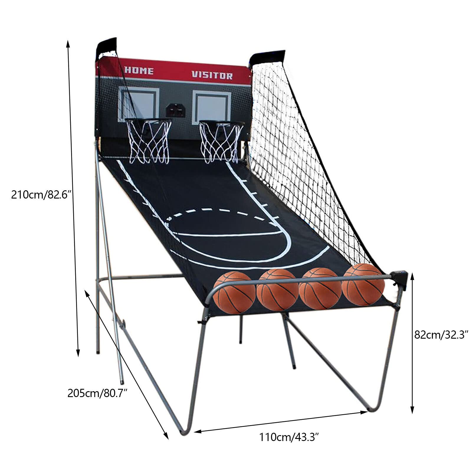 Gioco di Basket Pieghevole Shoot Out Automa Mobile Macchina Tirare