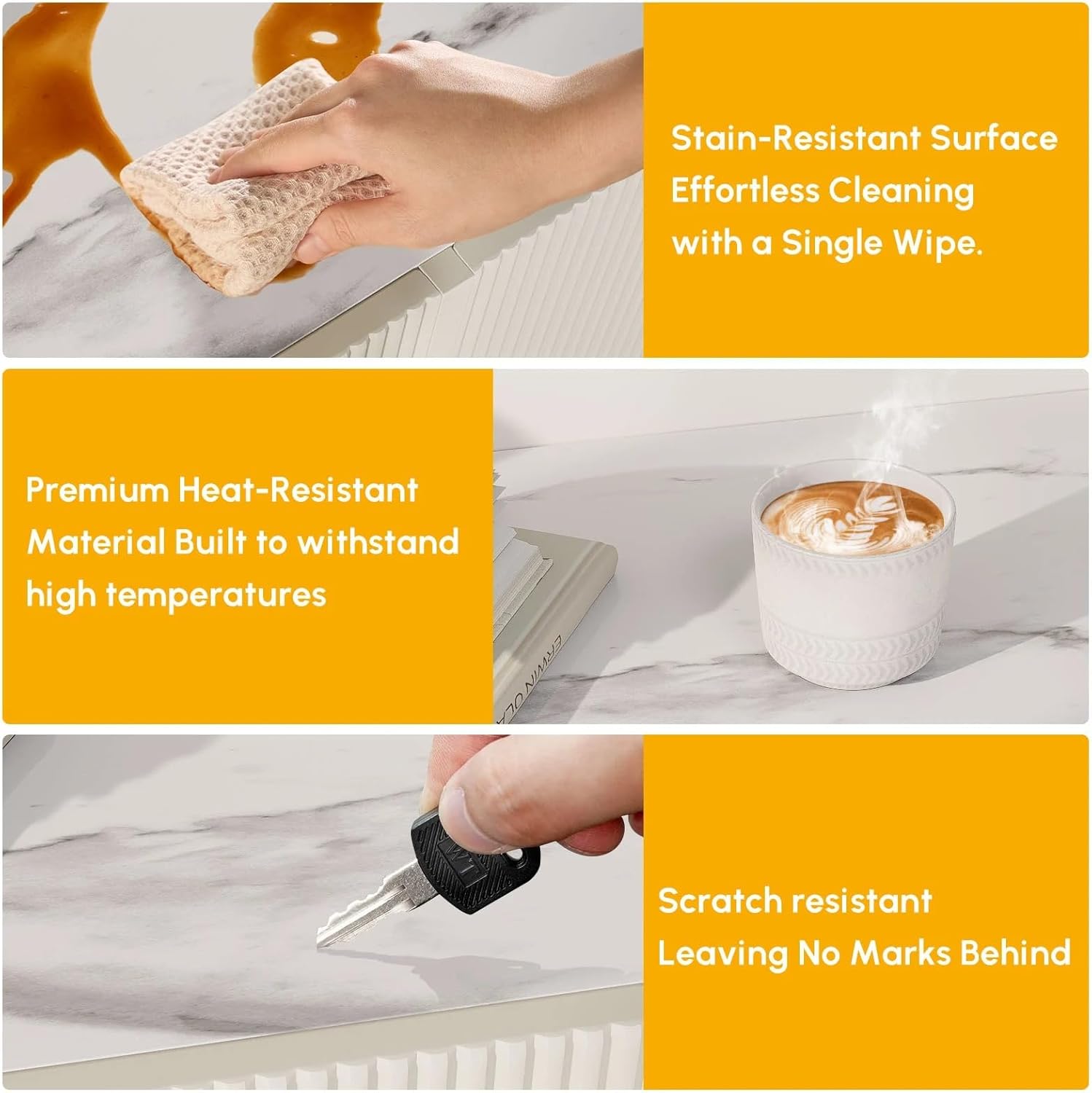 homary Modern TV Stand for TVs Up to 85", Long Entertainment Center with Storage Cabinets TV Console Table for Living Room, Bedroom (Off White, 94.5" W x 17.7" D x 23.6" H)