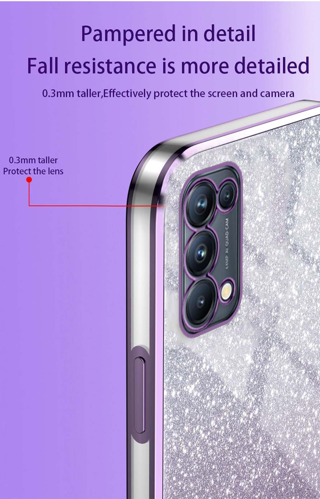 XINYEXIN Silicone Cover per Oppo Find X3 Lite, Custodia