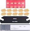 VerRich Lathe Parting Tool,Lathe Cut Off Tool SPB326 with 10pcs GTN-3 NC3030 Carbide Inserts