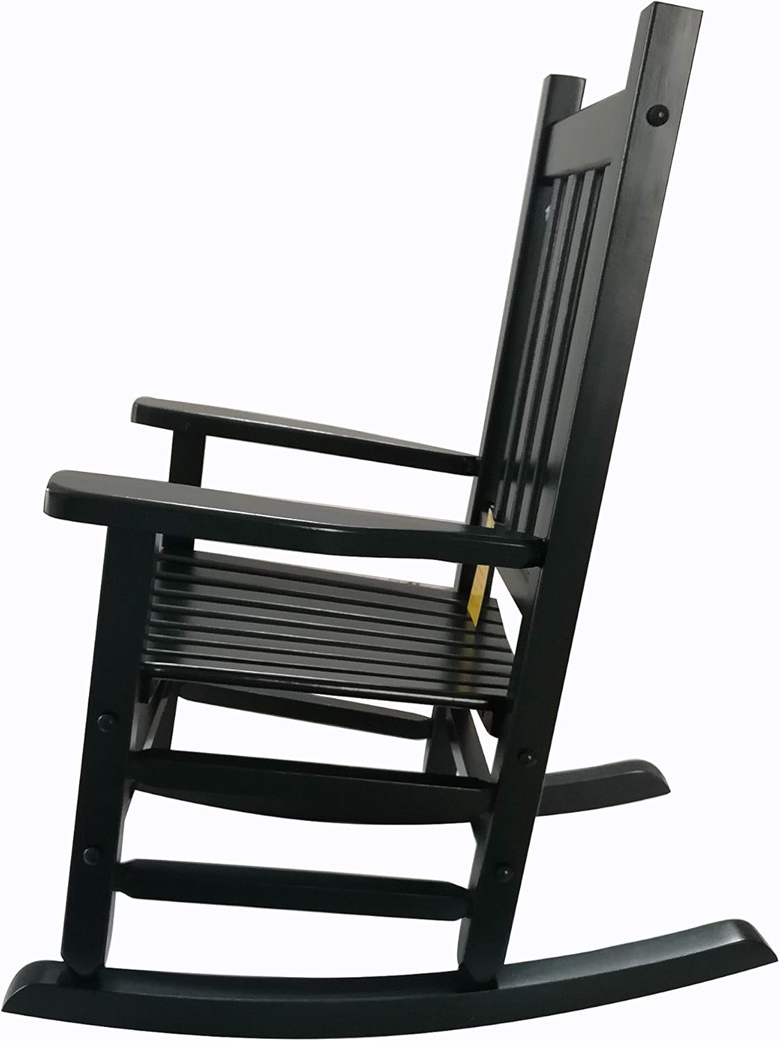 K086DG Durable Dark Green Child’s Wood Porch Rocker/Outdoor Rocking Chair - Indoor or Outdoor - Suitable for 4-8 Years Old