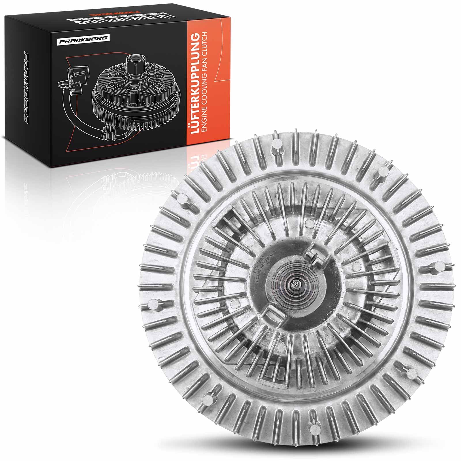 Frankberg Frizione della ventola Compatibile con Wrangler III JK 2.8 CRD 3.8 3.8 RWD 2007-2017 Replace# 68085950AA,55056610AA
