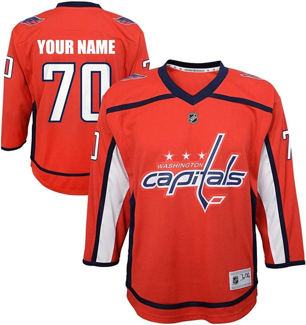 Custom Youth Washington Capitals Hockey Jersey - Imprinted