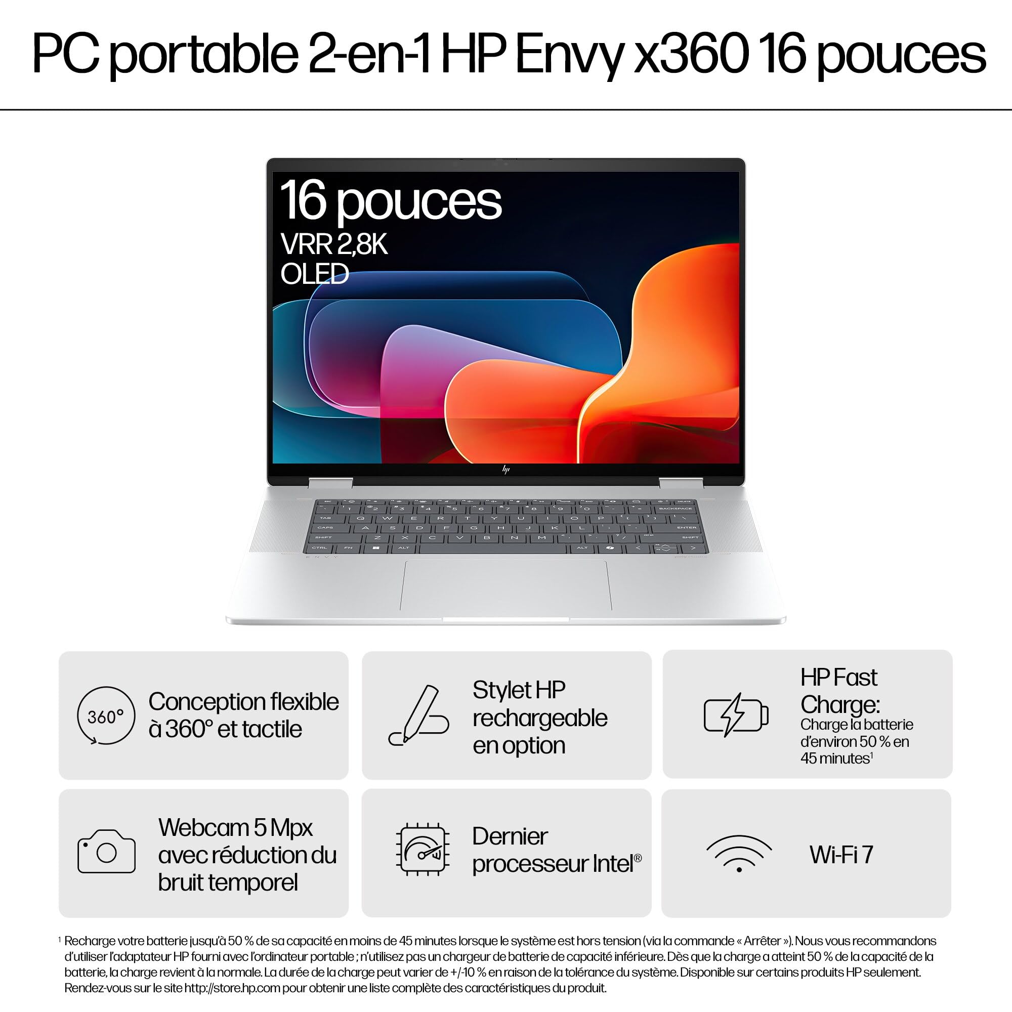 Image secondaire de HP Envy 16 - Ordinateur Portable Convertible 2-en-1 16