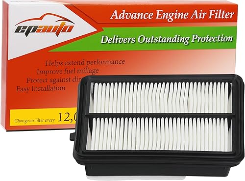 EPAuto GP608 (16546-5RB1A) Reemplazo para filtro de aire de motor Nissan Panel para Kicks 1.6L (2018-2023), Versa 1.6L (2020-2023)