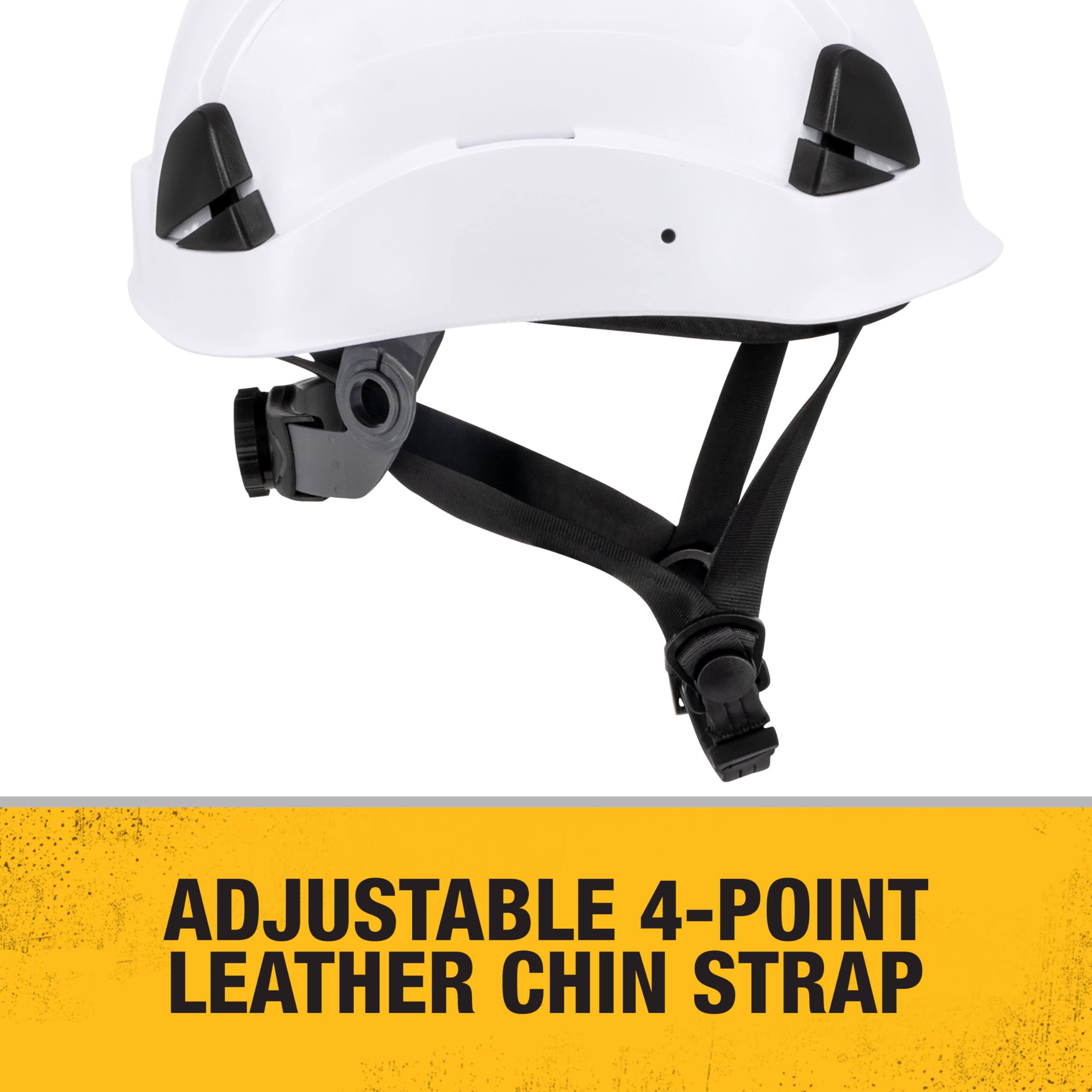 DEWALT DPG22 Casque de sécurité à cliquet Unisexe Type II Classe E 4 Points Blanc Taille Adulte