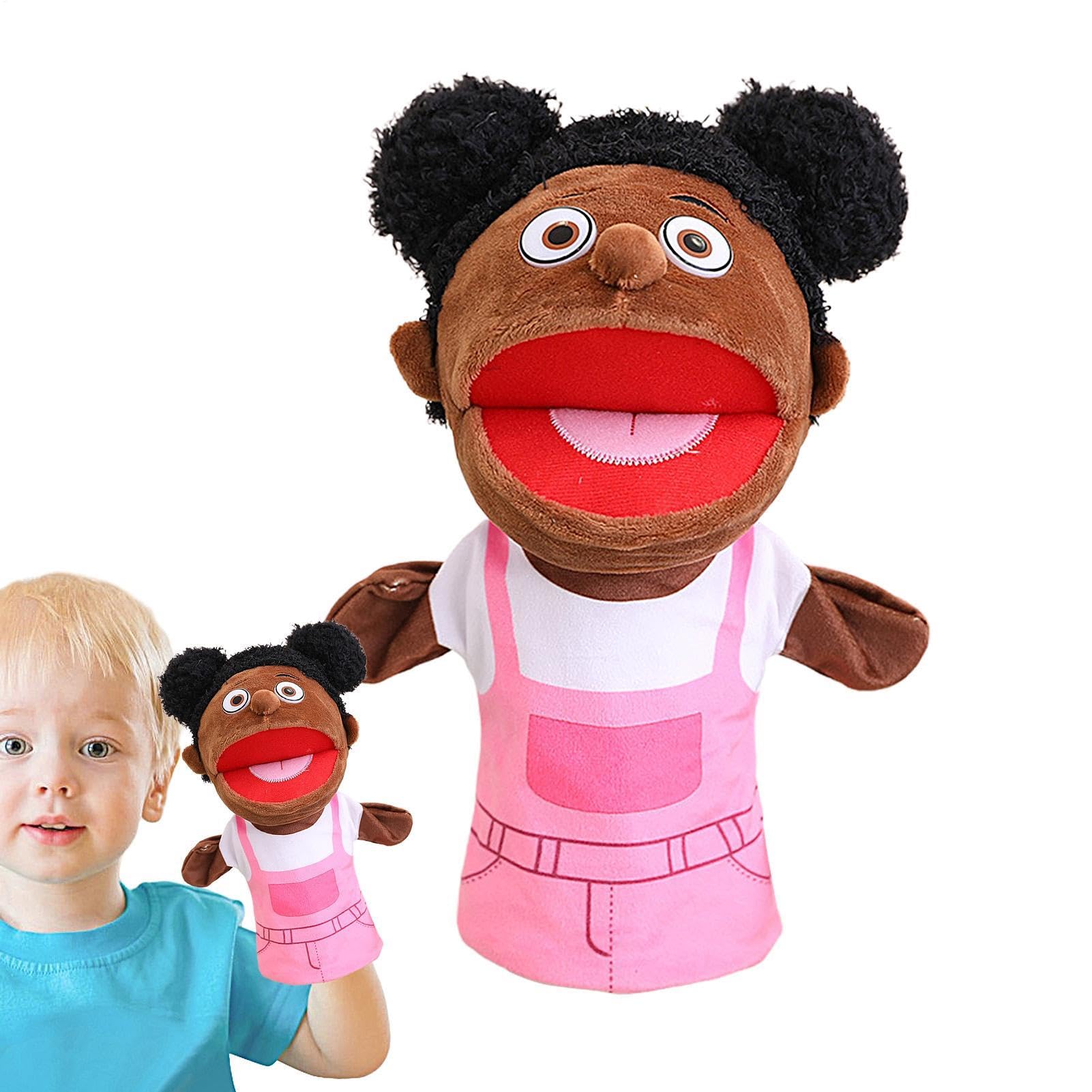 Family Hand Puppets | Storytelling Plush Puppet | Soft Storytelling Plush Puppet, Theater Shows With Movable Mouth For Girls Boys