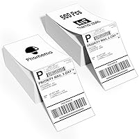 Vista 22 de Phomemo 4"x3" Thermal Labels Roll for Small Business Supplies - Commercial Grade Logo Stickers for Business Customized - Waterproof Shipping Labels