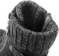 Vista 3 de GLOBALWIN Botines al tobillo para mujer Botas de moda estilo combate Botas de otoño para mujer Cómodas con tacón bajo