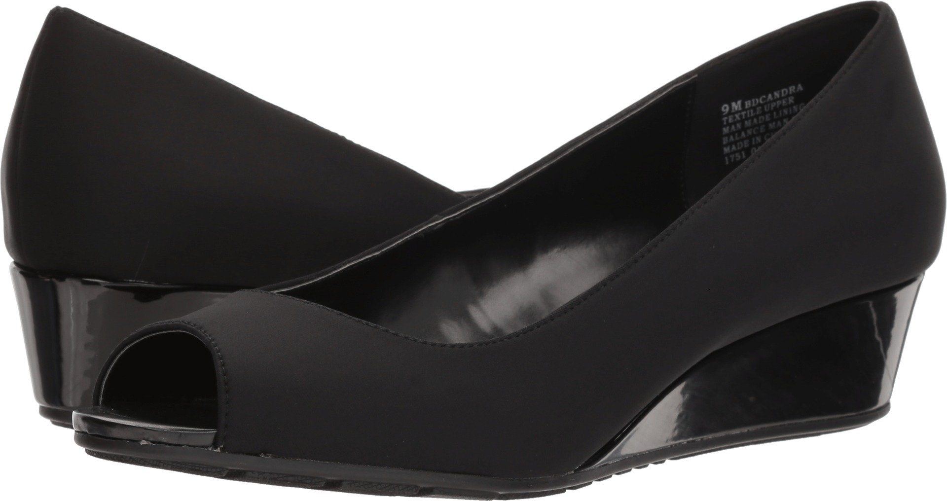 Bandolino Women's Candra 6.5 Blacklycra