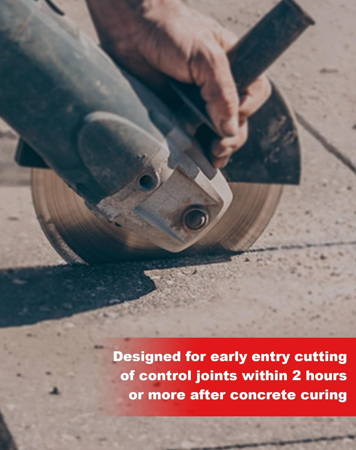 Casaverde 6-3/8" Green Concrete Blade, Diamond Concrete Saw Blade for Early Entry Cutting,Segmented Rim with Diamond Array