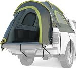 JoyTutus Pickup Truck Tent Waterproof PU2000mm Double Layer for 2Person Portable Truck Bed Tent 5.5'-6' Camping Preferred