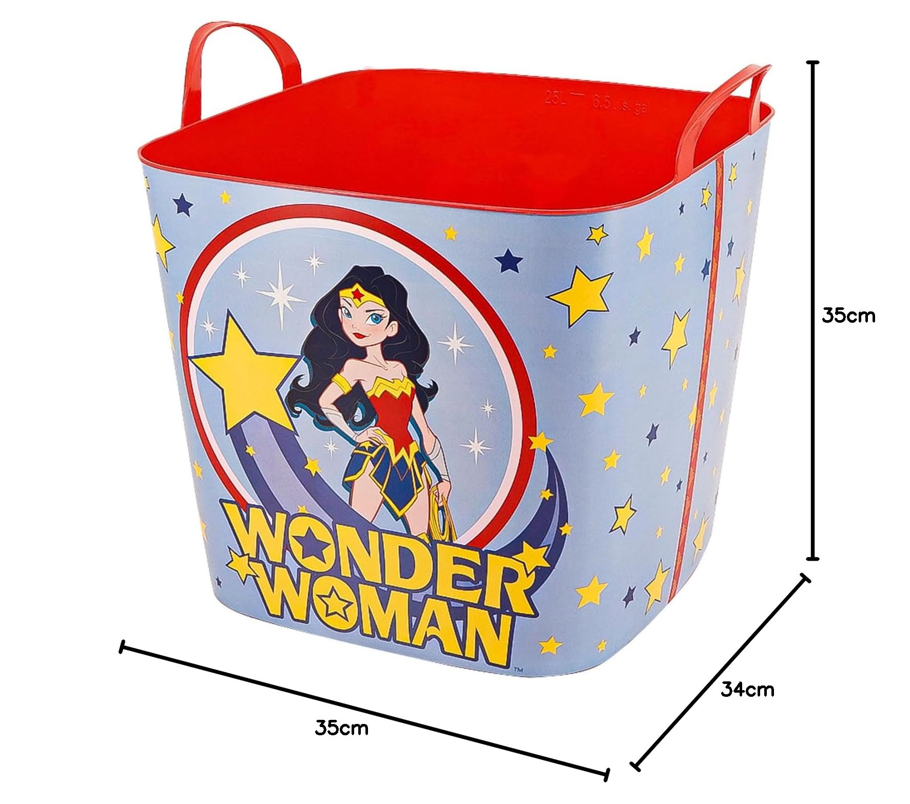 Life Story Basket 25l IML Wonder Woman Stars (Warner)