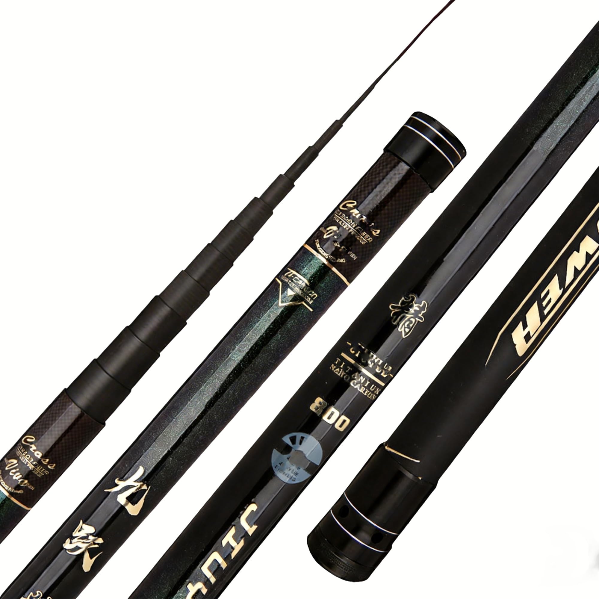 8m - 12m Fishing Rod Extra Long Fresh Carbon Stream Trout Pole Telescopic Fishing Rod Ultralight Travel for Lake sea Rivers, lakes and other water bodies(11m)