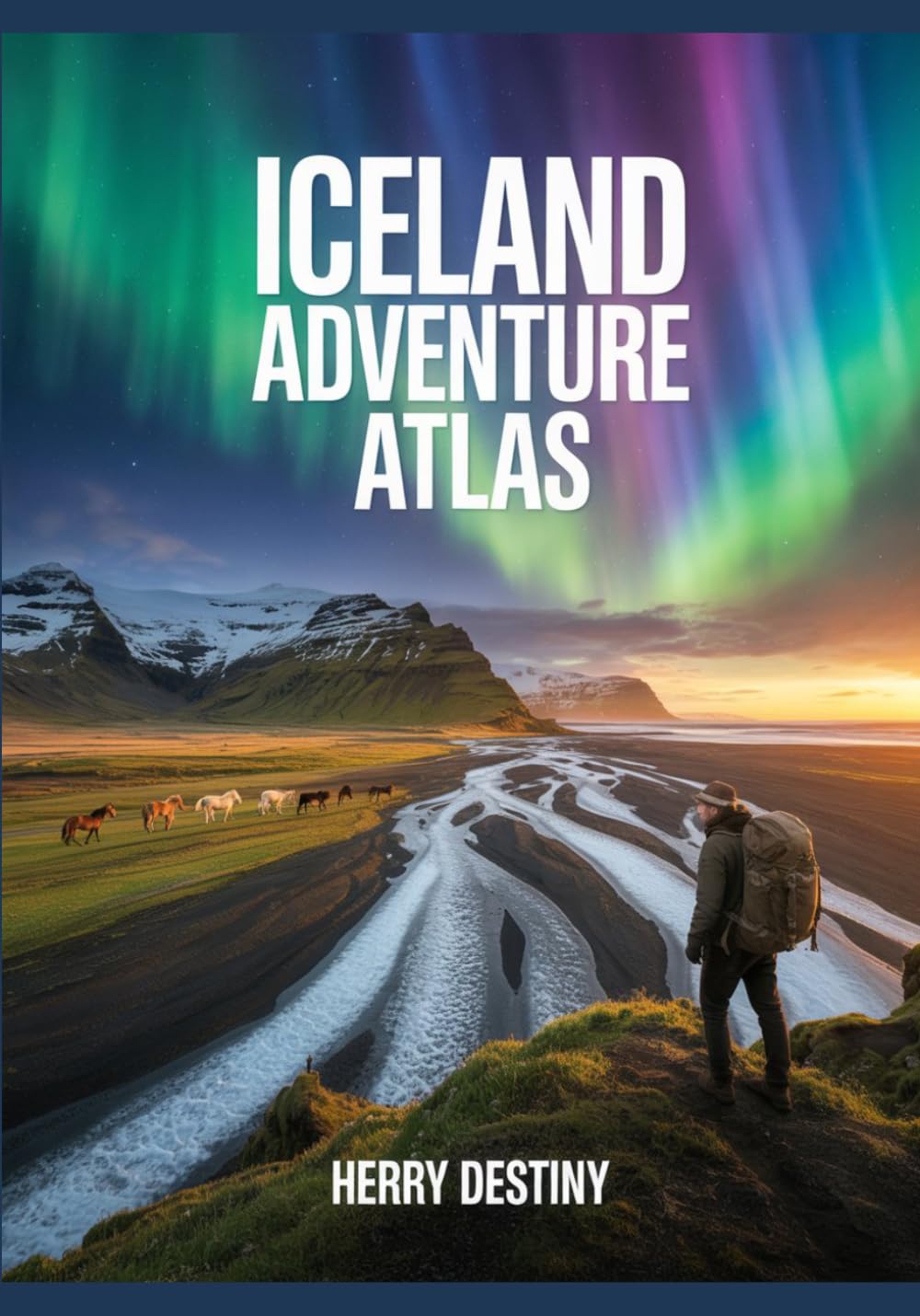 Iceland Adventure Atlas: Highlands Routes, Maps, Glaciers & Volcano Landscapes.