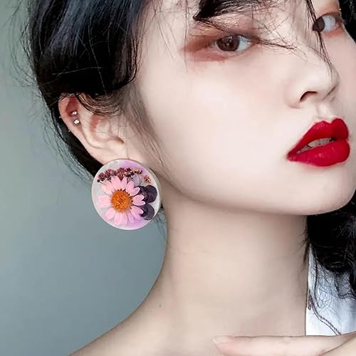 Miniatura 10 de Attuslla 2 moldes de resina para aretes de la serie Ocean para colgantes, moldes de resina de silicona, kits de fabricación de moldes de resina de