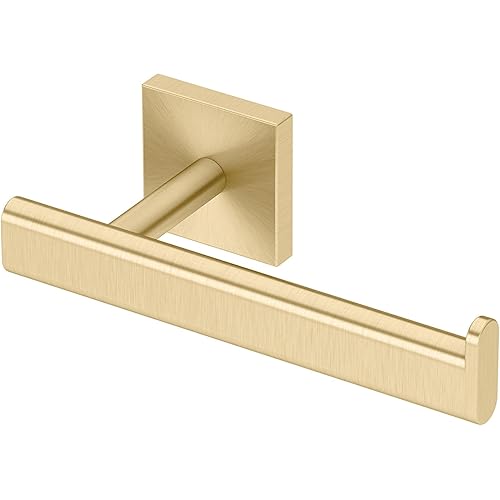Gatco 4063 Elevate, European Toilet Tissue Holder, Brushed Brass