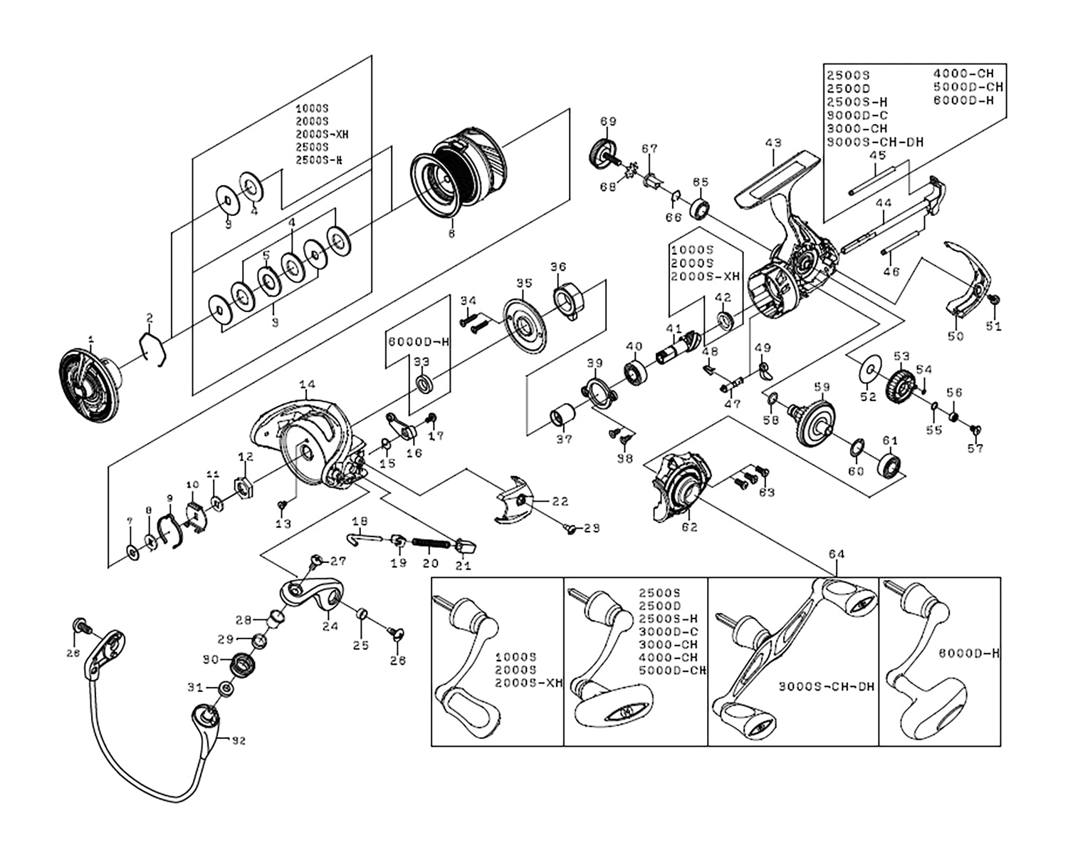 Daiwa Genuine Part 20 Lebros Lt2500D Drag Knob Part Number 1 Part