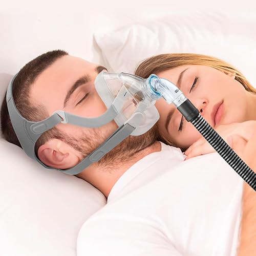 Miniatura 2 de Paquete de 2 cascos para Resmed AirFit F20 con clips magnéticos, correas de repuesto compatibles con la máscara Resmed Aritouch F20, correas de