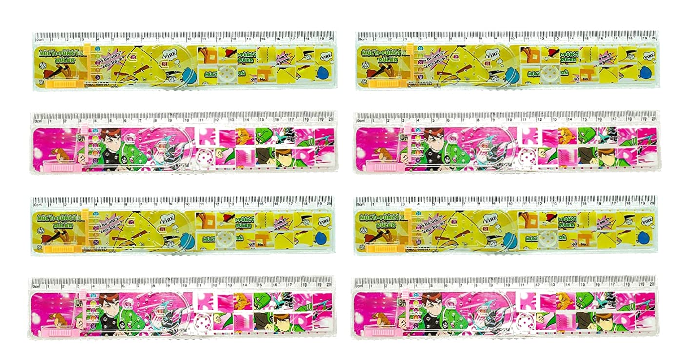 Shubhkraft Return Gift Item in Bulk |Multifunction Puzzel Scale for Kids |Stationary Supply|15 Cm (Pack of 8 Multicolor) (B0B4PGC6SY) Amazon Price History, Amazon Price Tracker