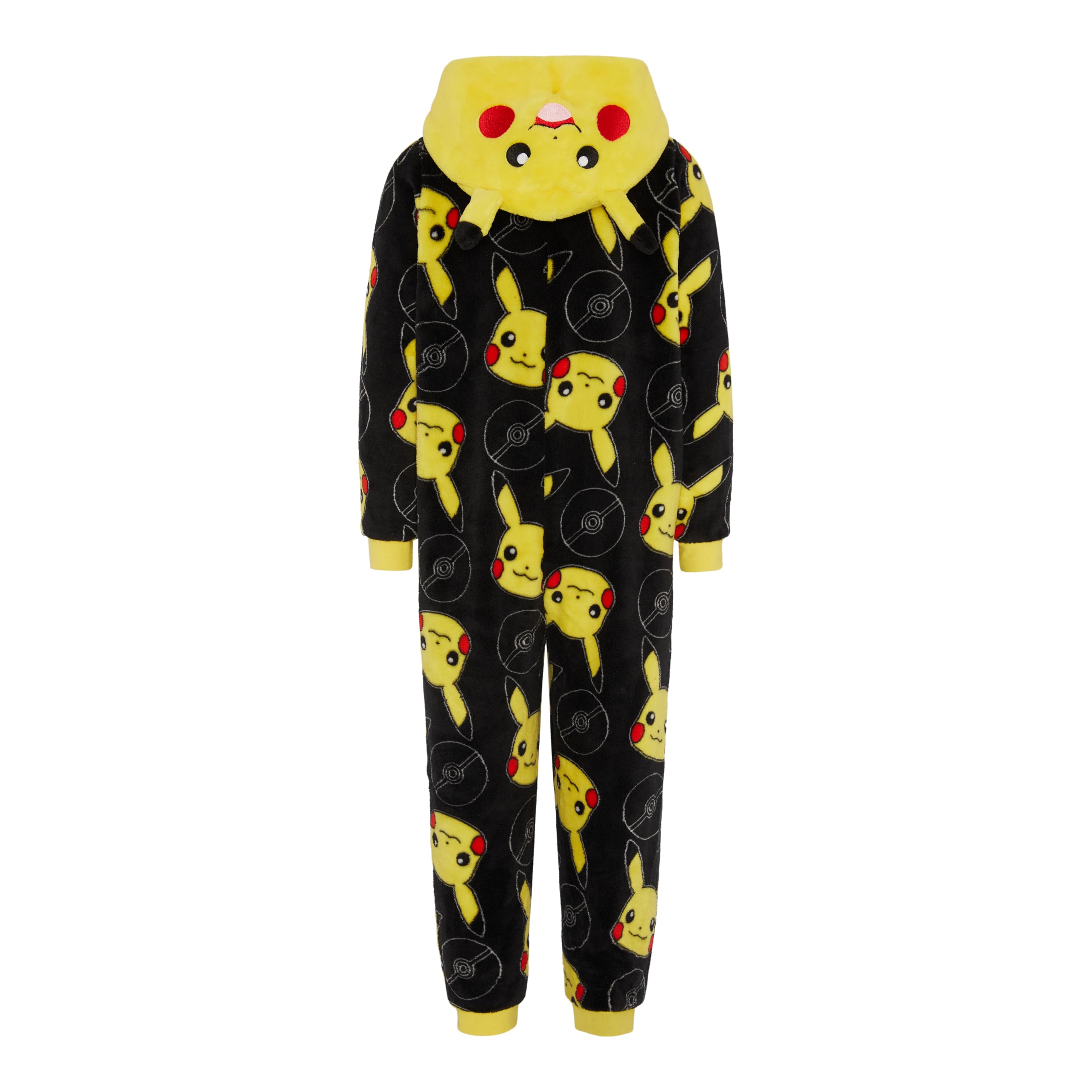 Pokémon Mono con Capucha para niños o niñas, Pijama Todo en uno, Pikachu, Charmander, Gengar, Squirtle, Snorlax o Eevee, Edad de 3 a 12 años