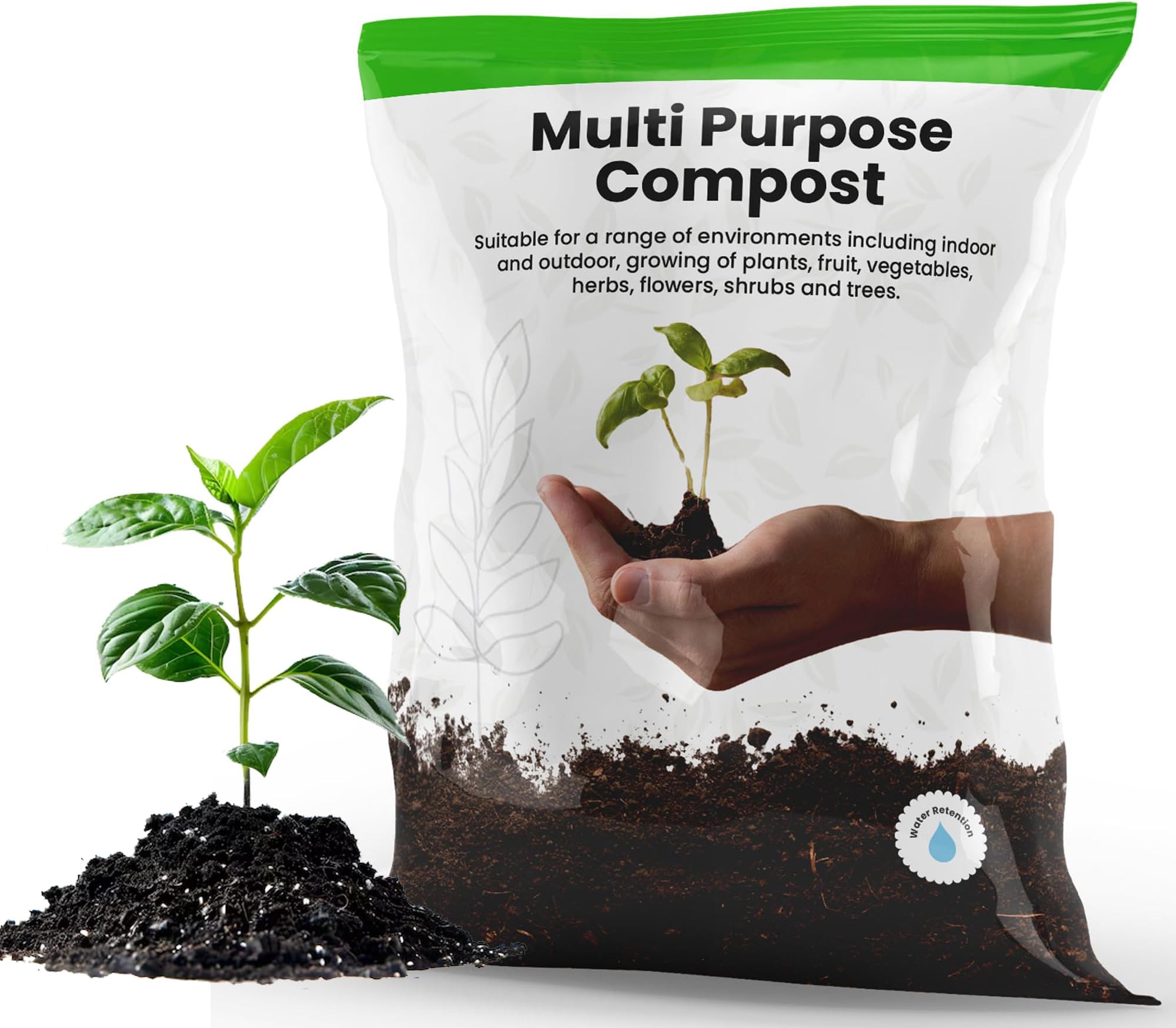 Rich Nutrient Special Mix 20 Litres Multi Purpose Compost Soil Indoor Seed Plants & Outdoor Hanging Baskets For Plant Beds, Growing, Potting